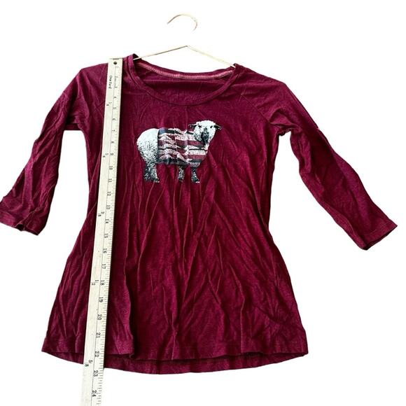 Columbia 3/4 sleeve Sheepy Sherpa tee size small - Picture 2 of 7